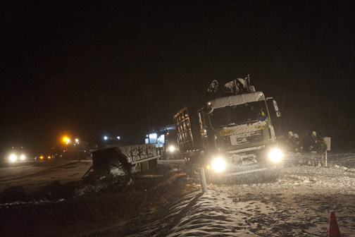 LKW Bergung am Magdalenaberg, 21 Dez 2011