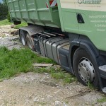 LKW im Graben