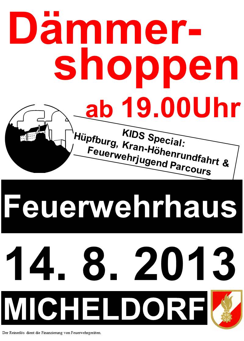 Dämmershoppen am 14. Aug  2013