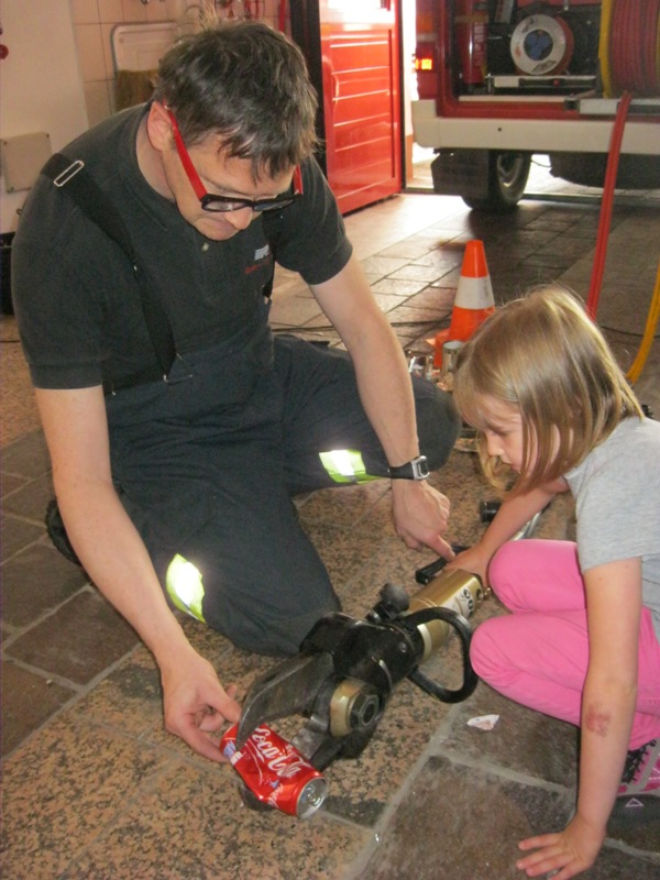 Kindergarten zu Besuch bei der FF Micheldorf