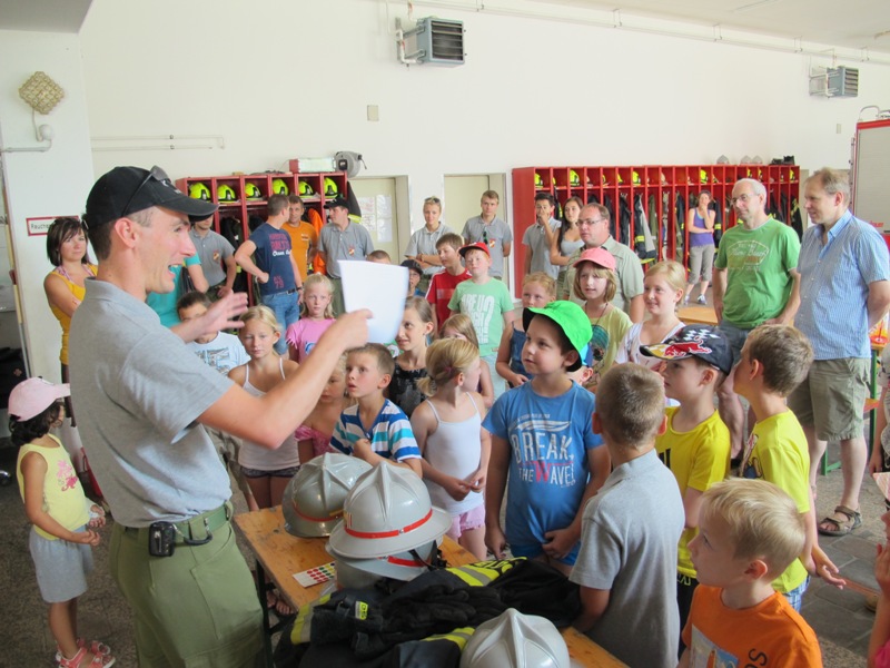 Ferienaktion bei der FF Micheldorf am 26 Juli 2014