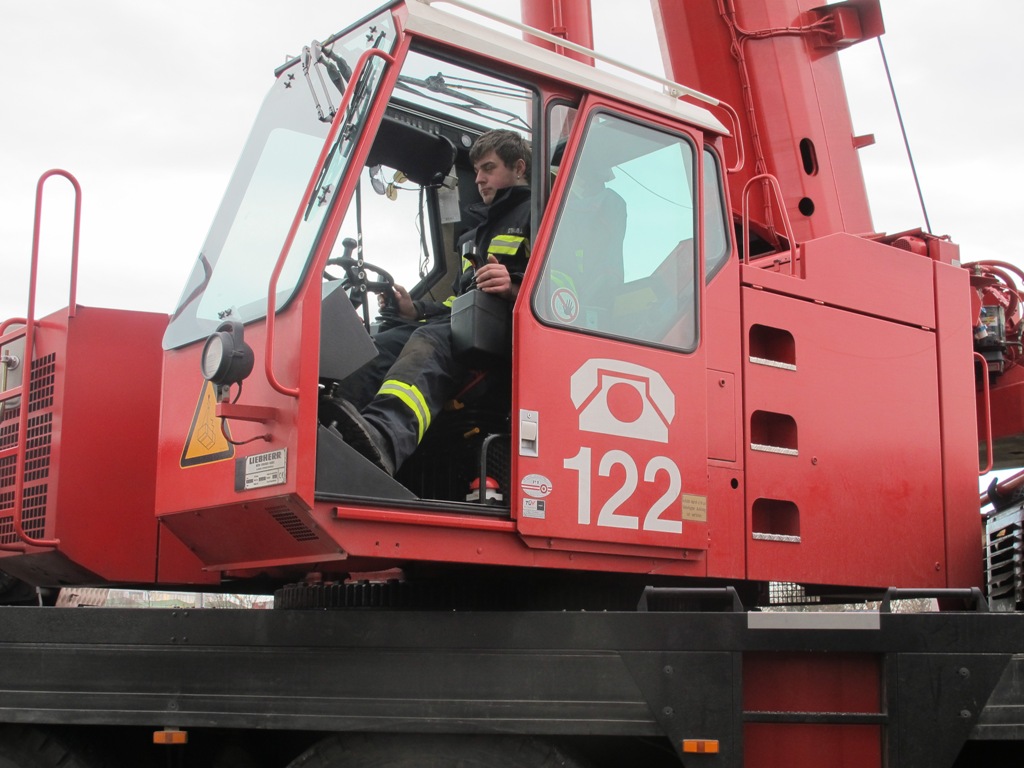 Kranausbildung in der Landesfeuerwehrschule