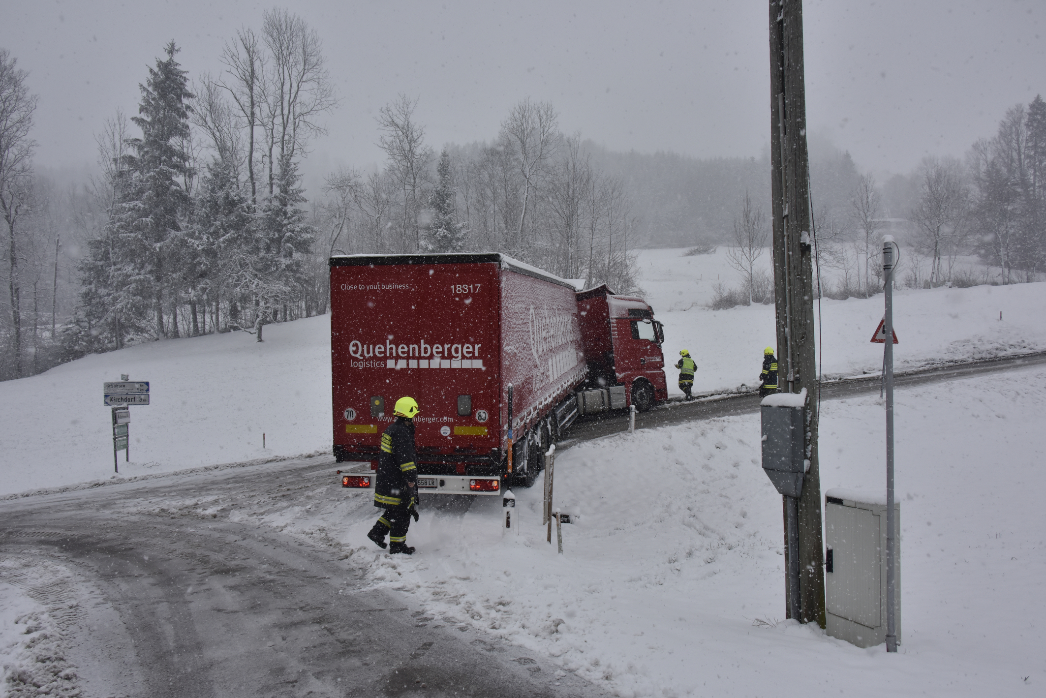 LKW durch NAVI fehlgeleitet, 15 03 2016