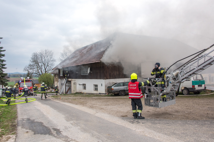 ALST 2 Alarmierung nach Schlierbach, 05. April 2017