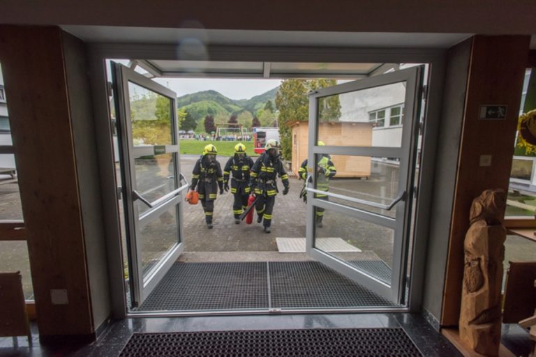 Brandalarm in der Schule – Räumungsübung am 12. Mai 2017