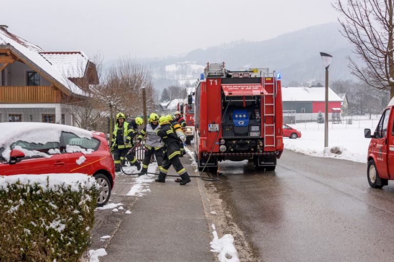 Brand in Wohnung und Brand auf der Autobahn A9, 21. Feb 2018, Micheldorf