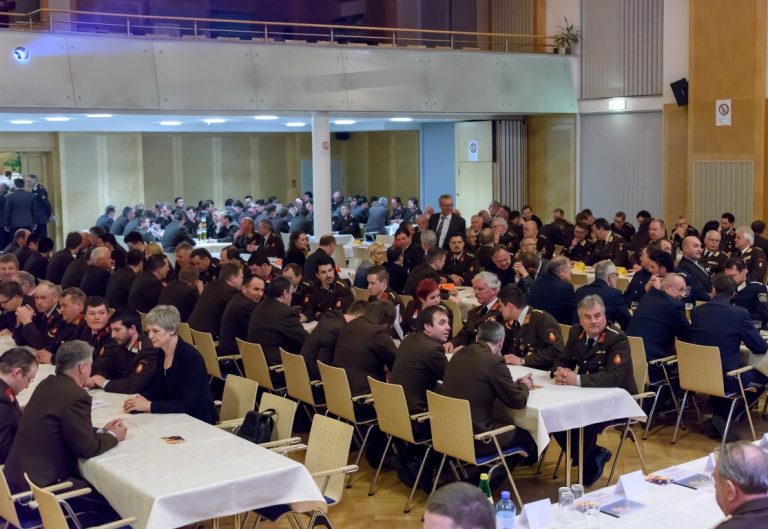 Bezirksfeuerwehrtag des Bezirk Kirchdorf im Freizeitpark Micheldorf, 21. März 2018
