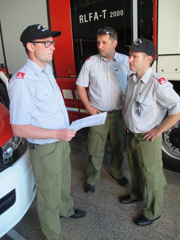 Ordnerdienst beim Georgiritt, 29. April 2018