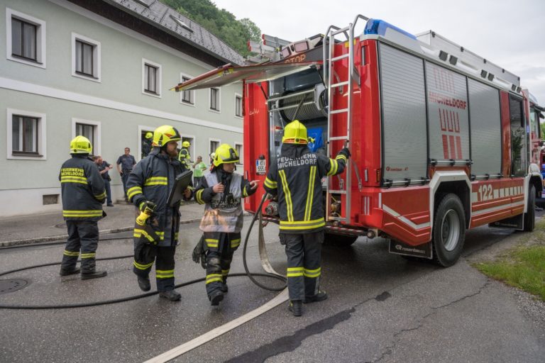 Brand einer Heizung, 27. Mai 2019, Micheldorf