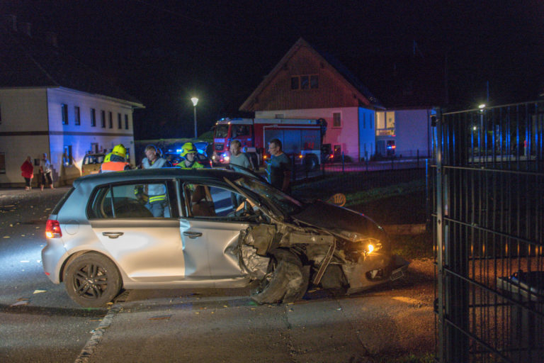 Verkehrsunfall, Micheldorf, 18. August 2019