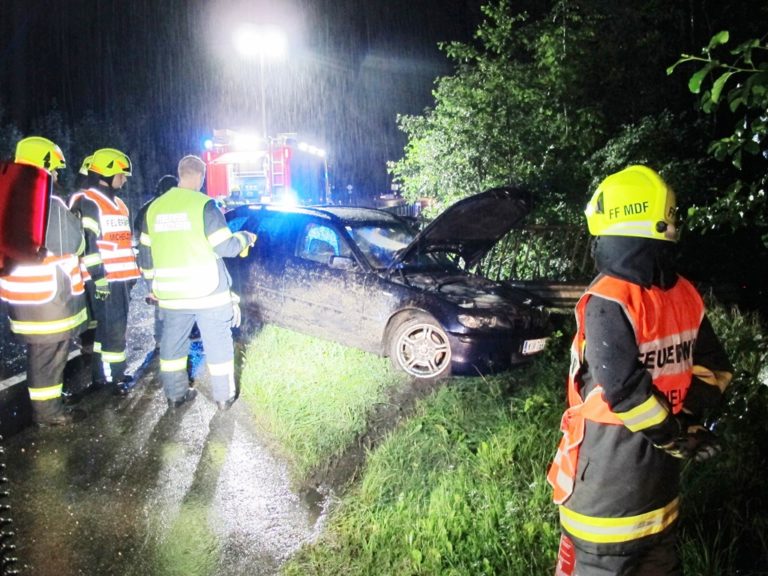 Verkehrsunfall am 12. August 2019 auf der B138