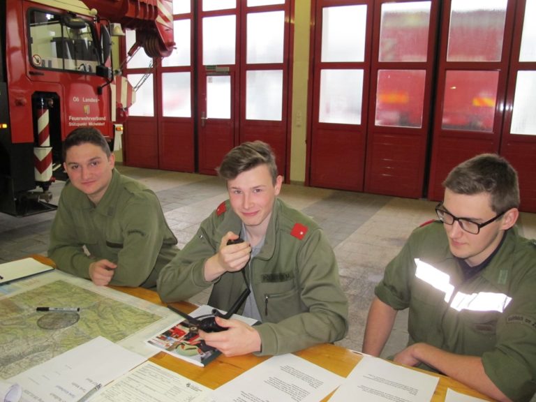 Funklehrgang des Bezirk Kirchdorf in Micheldorf, 10/17/18 Jänner 2020