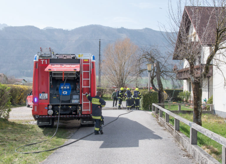 Brand Abfall-Container am Freitag, 27. März 2020 in Micheldorf