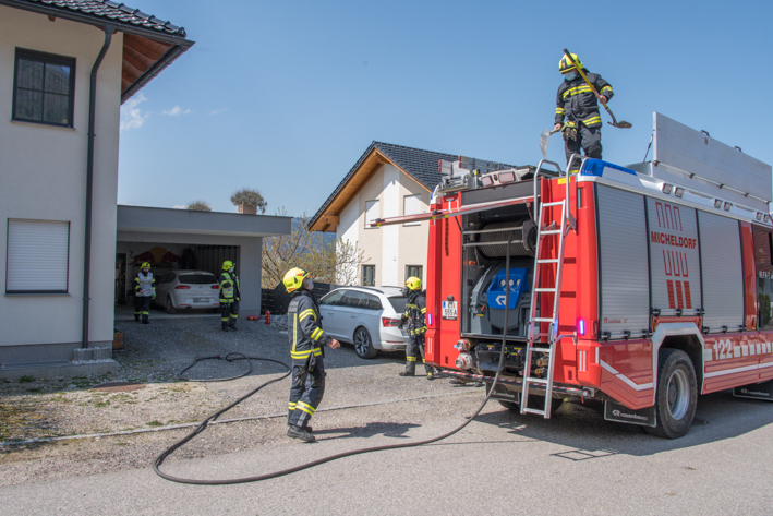 Garagenbrand am Ostersonntag, 11. April 2020