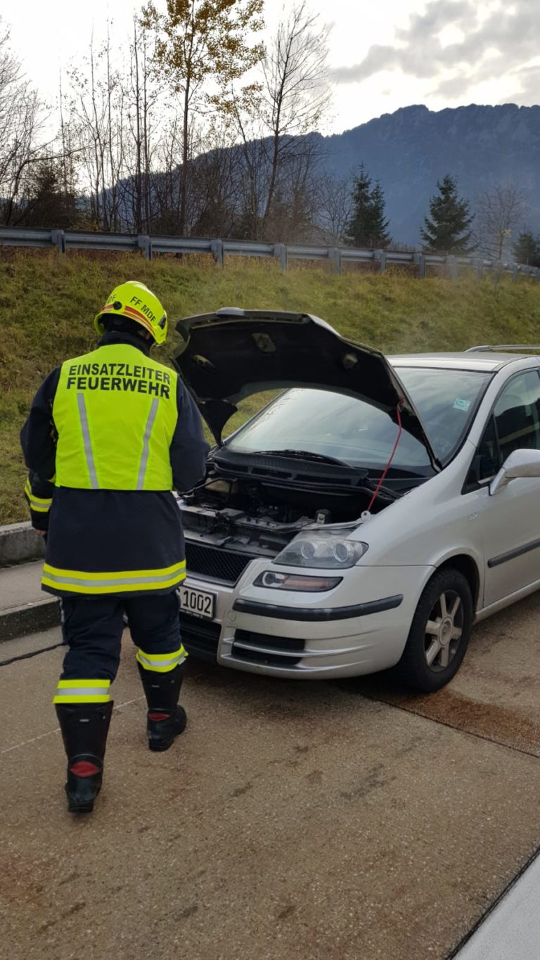 Brandverdacht im Tunnel auf der Autobahn A9, 19. November 2021