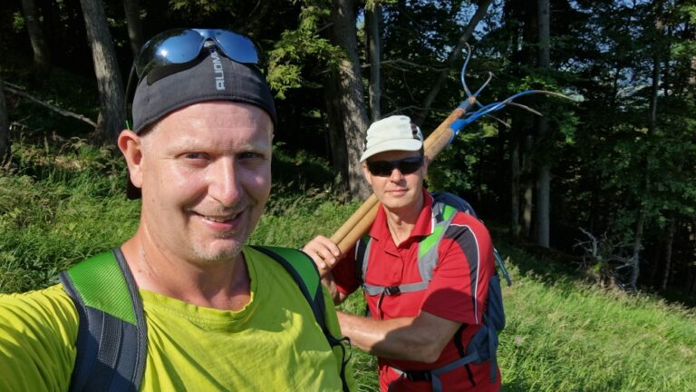 Parnstaller Alm – Mähen des Hubschrauberlandeplatzes – 2022