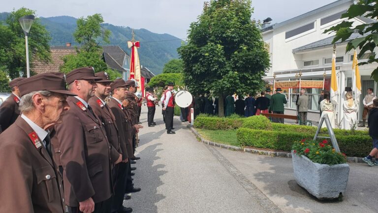 Kirchliche Ausrückung – Fronleichnamsprozession, 8. Juni 2023