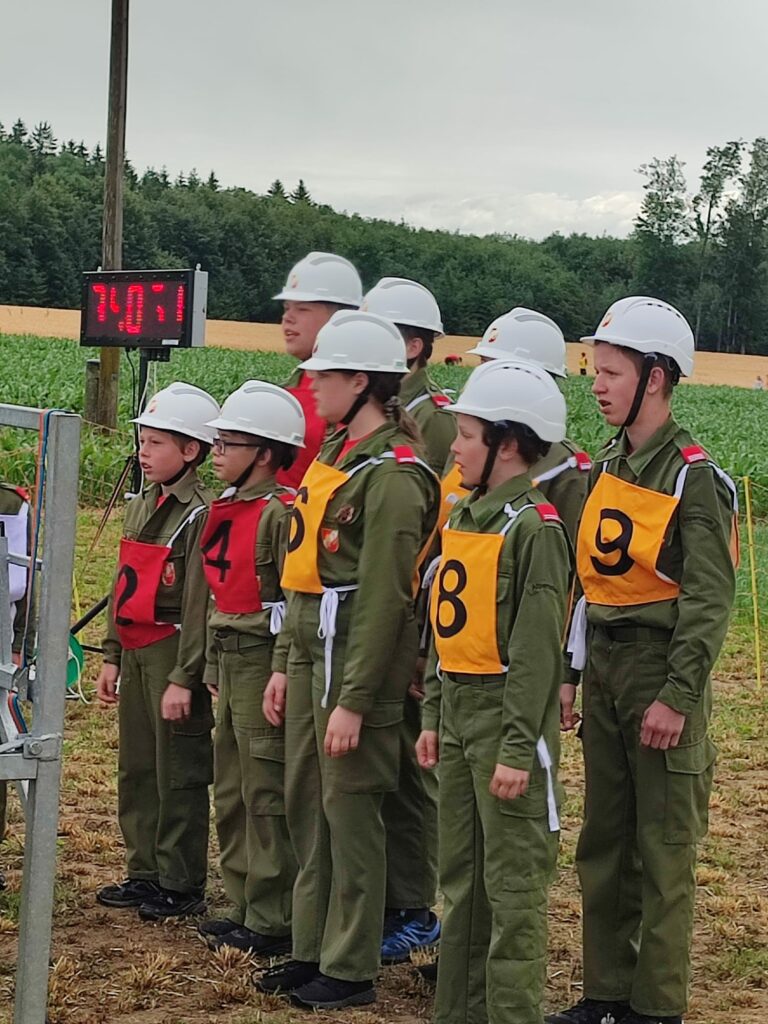 Jugendgruppe erfolgreich beim Bezirksbewerb in Voitsdorf, 2. Juli 2023