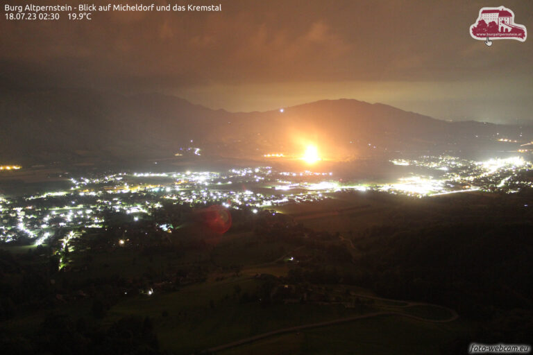 Vollbrand eines Stadels, 18. Juli 2023, Micheldorf