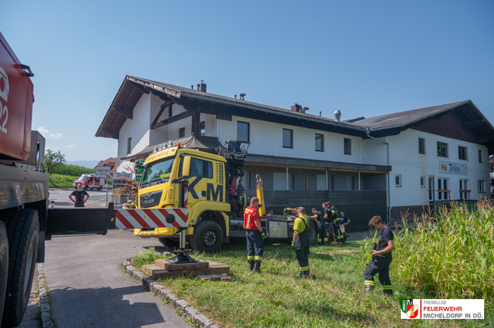 Flotte 3-Achser Bergung in Nußbach, 24. Aug. 2023