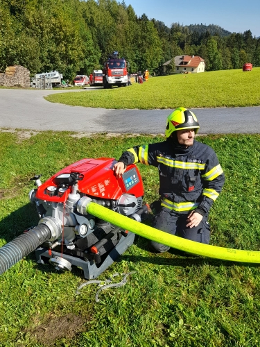 Flughelferweiterbildung des OÖ Landesfeuerwehrkommandos in Altpernstein, Micheldorf, 28. Sept 2023