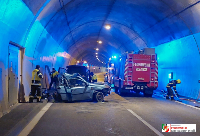 Tödlicher Unfall auf der A9, Kienbergtunnel in Micheldorf, 21. Februar 2024