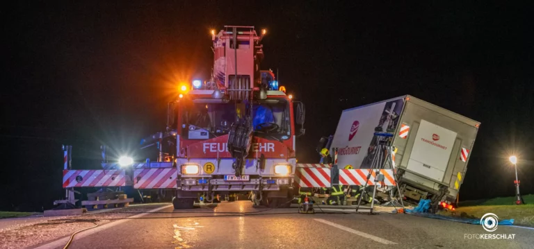 LKW Bergung in Roßleithen, 5. März 2024