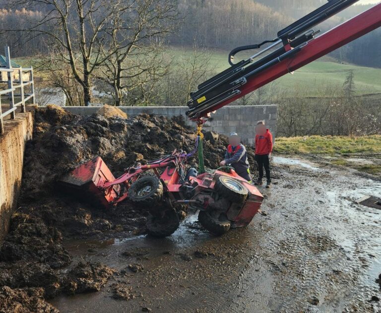 Bergung Landmaschine am 7. Februar 2025