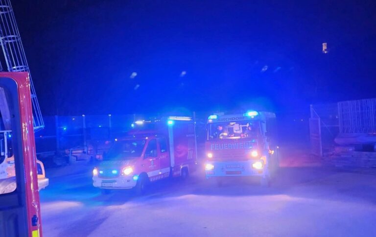 Brandmeldealarm auf der Autobahn am 12. März 2025