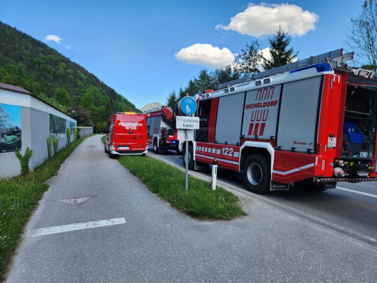 Verkehrsunfall Aufräumarbeiten am 29. April 2025