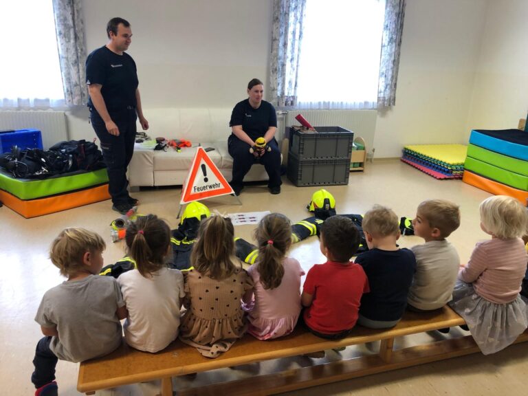 Feuerwehr im Kindergarten