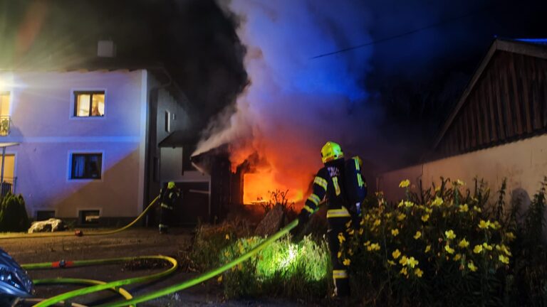 Brand Hütte am 18. Juli 2026
